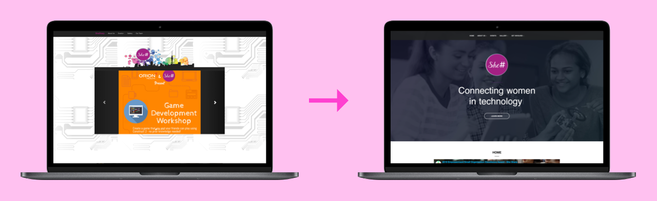 shesharp transition.